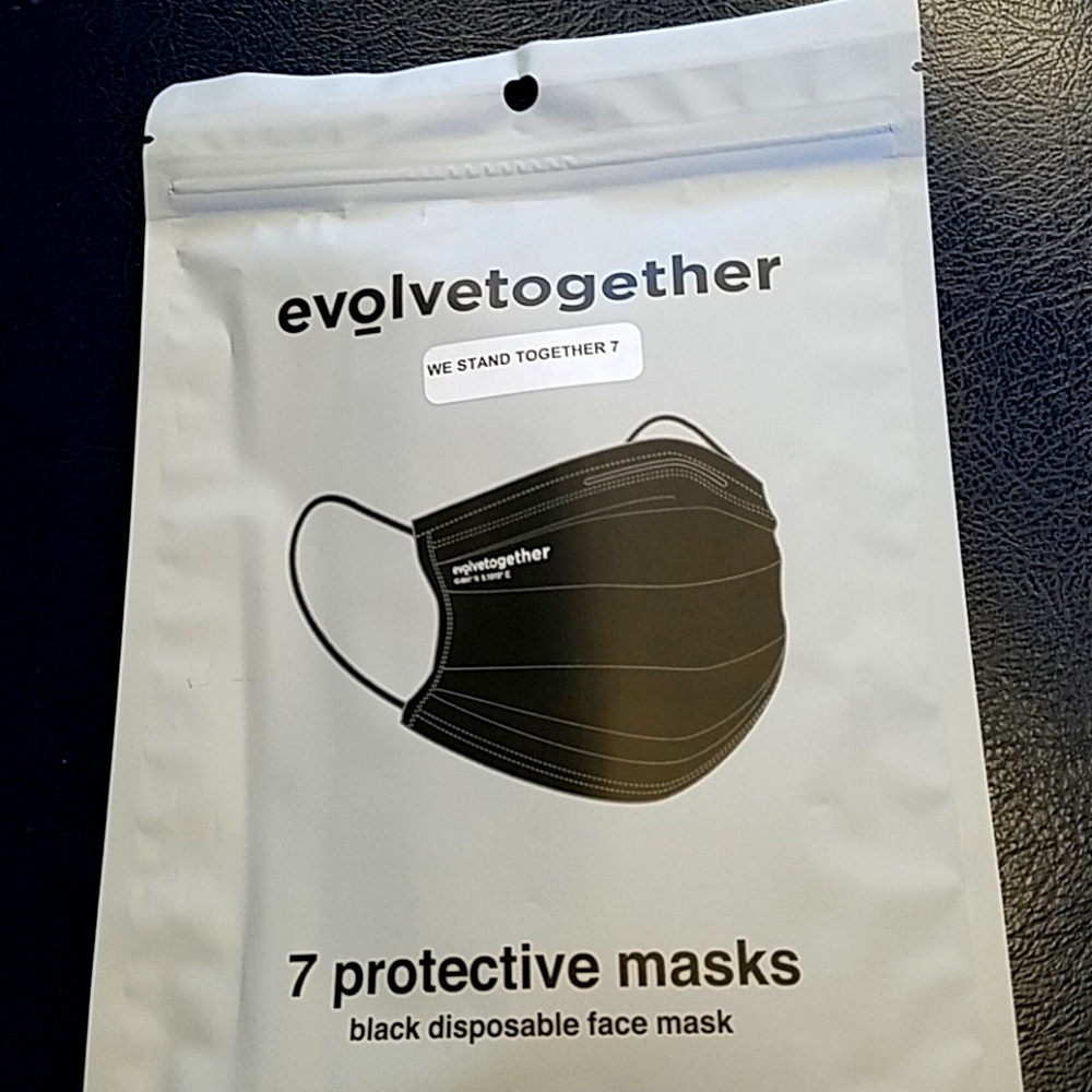 COPY - EVOLVE TOGETHER  3 PLY FACE MASKS